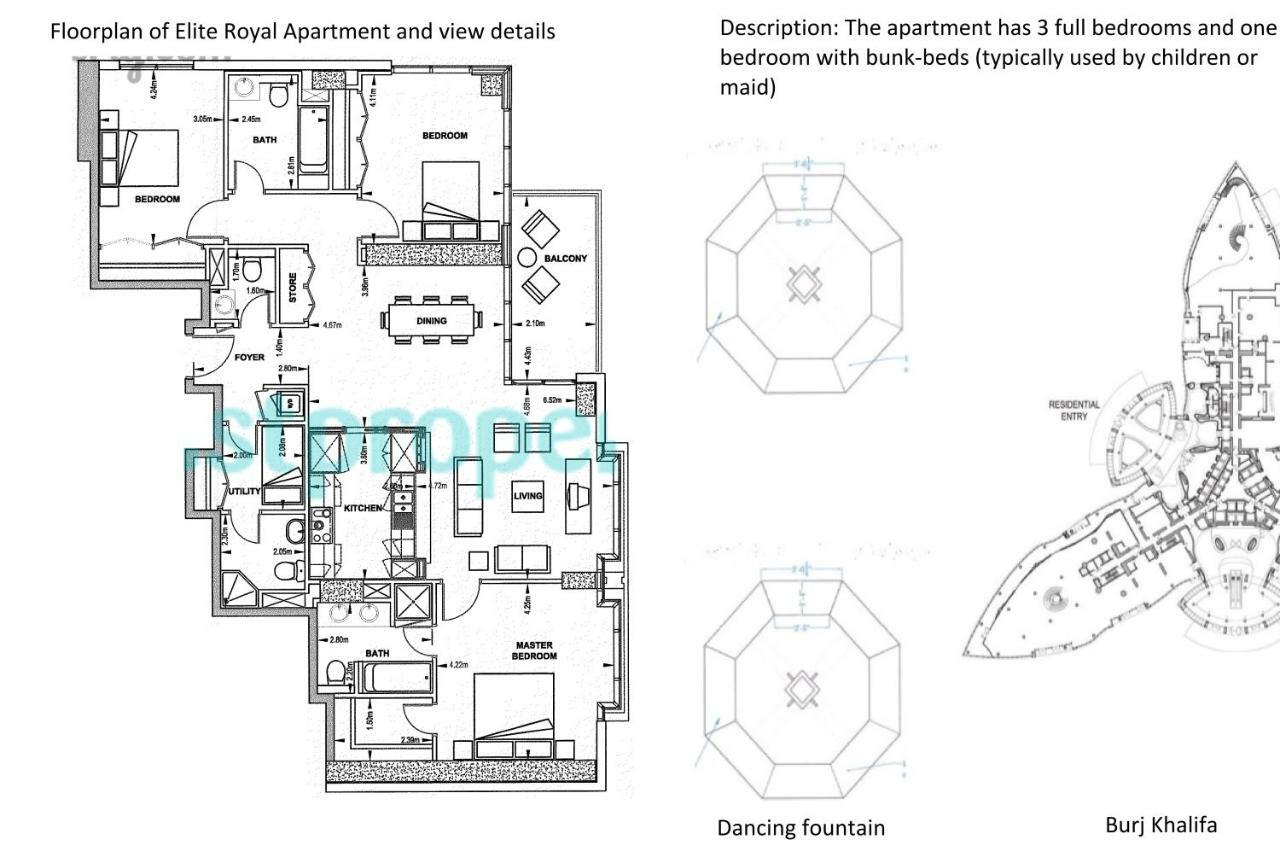Elite Royal Apartment - Burj Residences T5 | Diamond دبي المظهر الخارجي الصورة